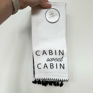 2 NWT Target Bullseye Cabin towel set of 2